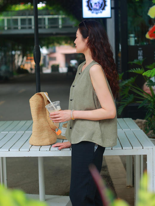 【抖音专属】新中式马甲（25704317-风入松） 商品图2