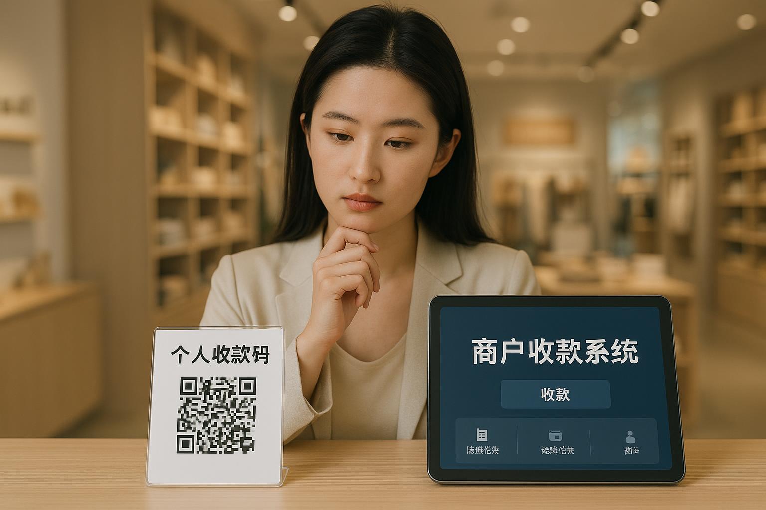 個(gè)人收款碼 vs 商業(yè)支付系統(tǒng)：門店收款方式怎么選更安全省錢？