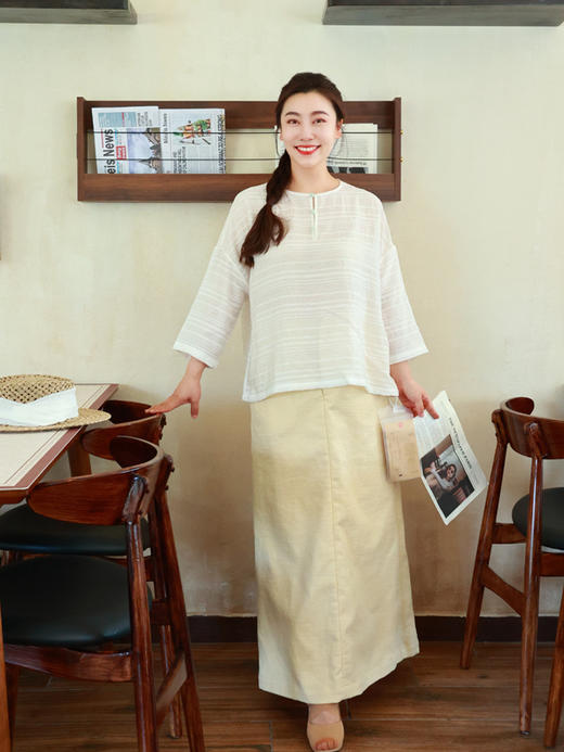 【线上专属】半裙（25706402-松花） 商品图0