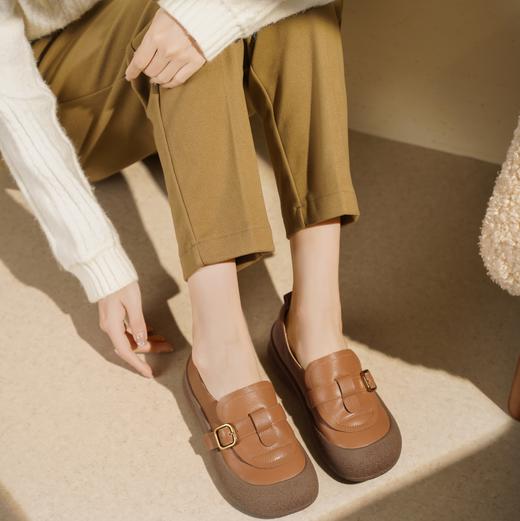 西村名物2025年秋季新款超轻厚底防滑橡胶底软底舒适勃肯鞋休闲鞋T25CM30751 商品图1