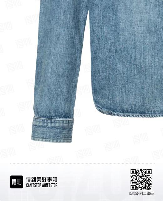现货  YSL圣罗兰牛仔衬衫 可当薄外套夹克 小号女士可穿... 商品图3