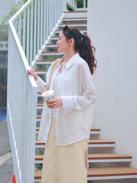 【2026东衣作】新中式衬衣（25710447山月-结缘款） 商品图2