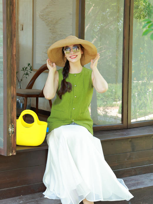 【2026东衣作】新中式马甲（25704432风入松） 商品图3