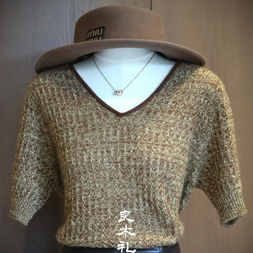 【不退不换】良木礼山羊绒上衣（Q2584222F） 商品图1