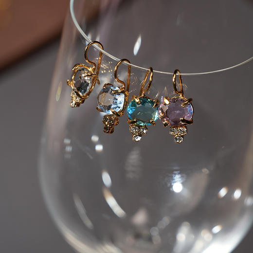 北京仓｜TATABORELLO-ALVA-锦葵 天蓝色 耳环［意大利设计师］ 商品图2