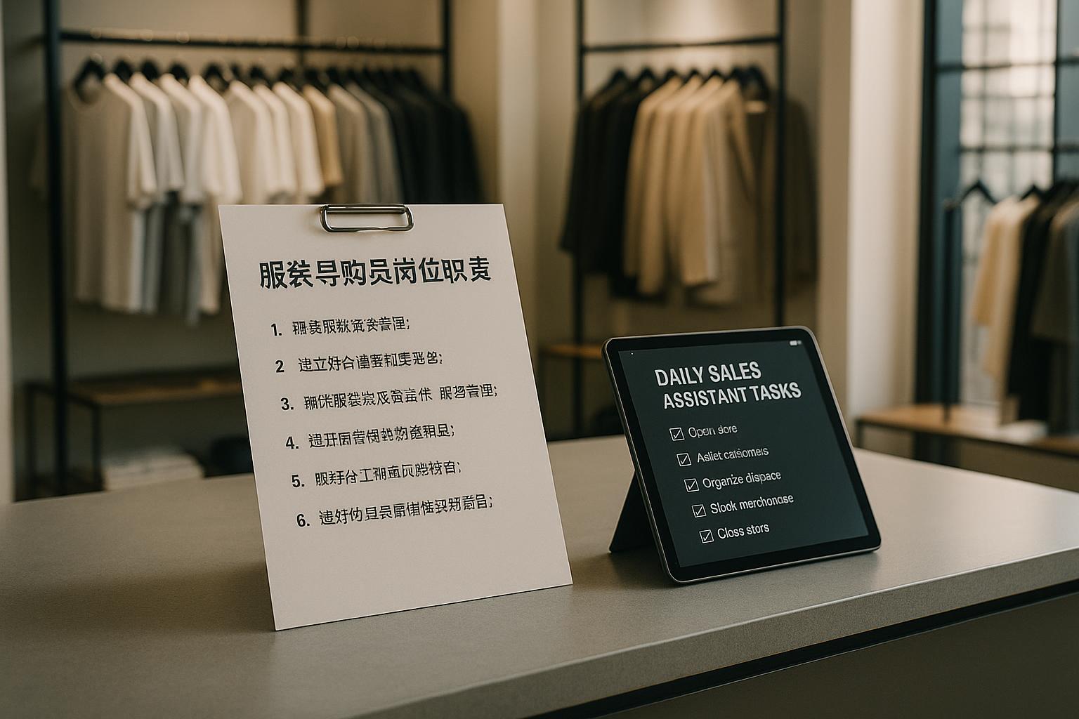 导购员每天要做哪些事情？