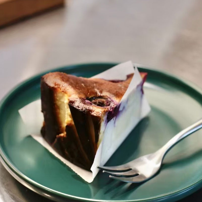 0卡糖｜爆浆蓝莓巴斯克蛋糕切件（现货）