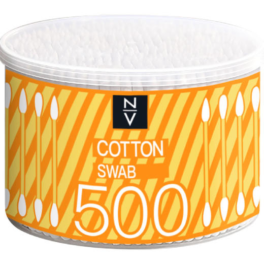 NV每尖严选圆桶竹棒棉签 商品图0