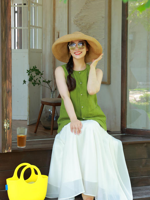 【2026东衣作】新中式马甲（25704432风入松） 商品图4