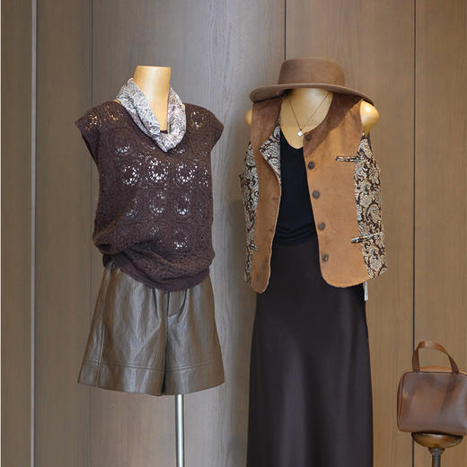 【预售7天】良木礼休闲皮短裤（Q258453） 商品图1