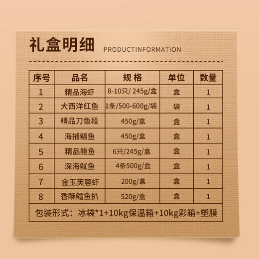 2025年阖家团圆H1海鲜礼盒 商品图1