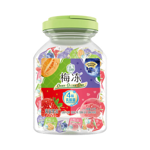 溜溜梅4味乳酸菌水果系列冻冻桶1kg 商品图0