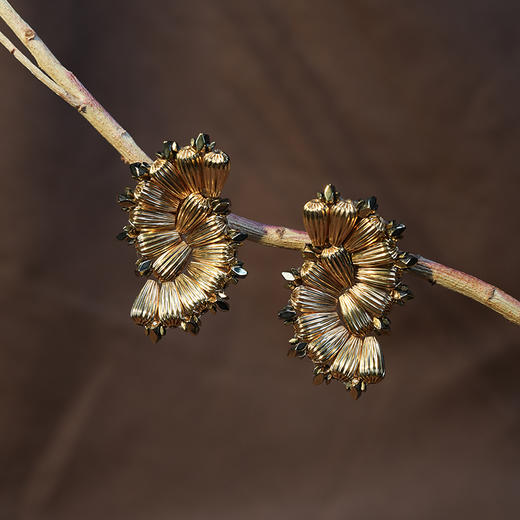 北京仓｜TATABORELLO-ECLISSI-扇形 耳钉［意大利设计师］ 商品图1