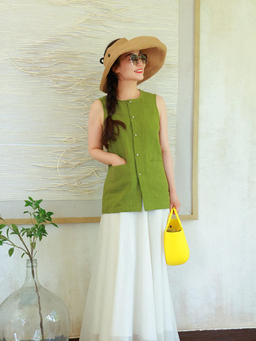 【2026东衣作】新中式马甲（25704432风入松） 商品图0