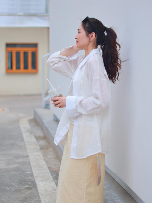 【2026东衣作】新中式衬衣（25710447山月-结缘款） 商品图4