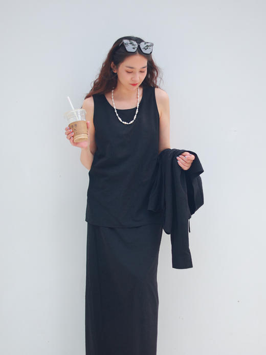 【抖音专属】新中式衬衣（25710384-玄夜） 商品图2