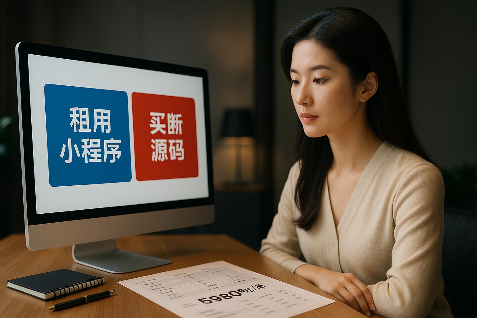 知識付費賣課小程序租用和買斷怎么選？優(yōu)劣對比與建議
