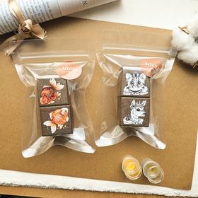 micia美日 复古染木动物 金鱼猫咪