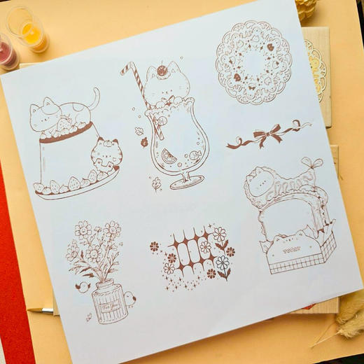 micia美日 猫猫喫茶室彩色楓木 商品图1