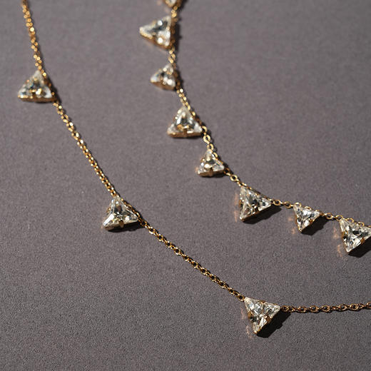 北京仓｜TATABORELLO-SPINE-5点 水晶 项链［意大利设计师］ 商品图5