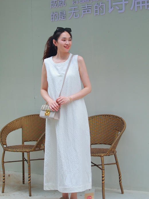 【抖音专属】无袖连衣裙（23718075-皦玉） 商品图2