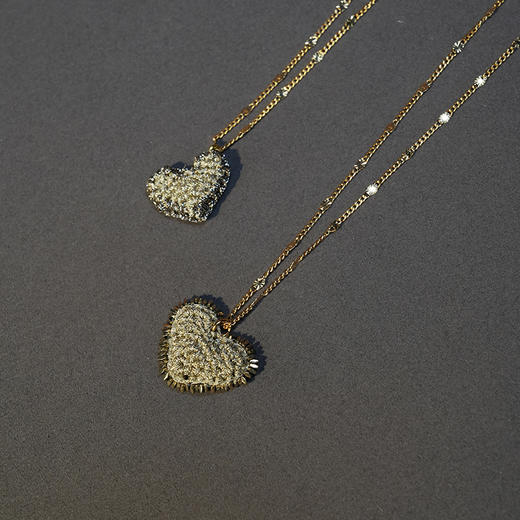 订购8周到｜TATABORELLO-CUORICINO-白金 项链［意大利设计师］ 商品图3