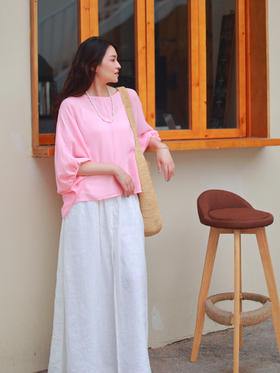 【线上专属】新中式上衣（25708318-桃夭）