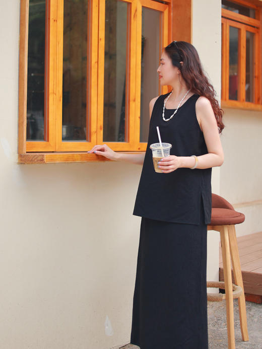 【抖音专属】新中式衬衣（25710384-玄夜） 商品图4