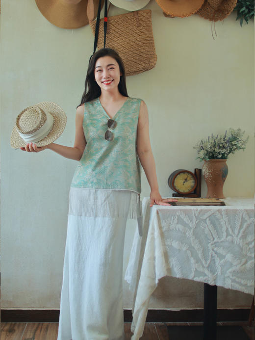 【抖音专属】新中式马甲（25704431-行香子） 商品图0