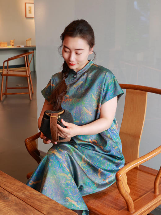 【抖音专属】新中式连衣裙（25707414-锦觅） 商品图3
