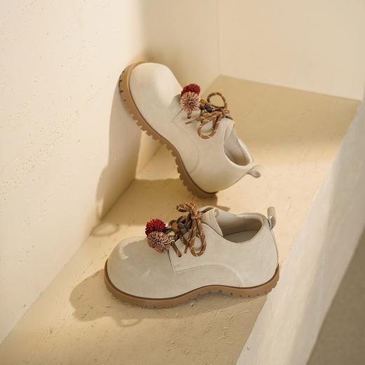 西村名物2025年秋季新款系带厚底增高百搭美拉德英伦风乐福鞋T25CM31701 商品图10