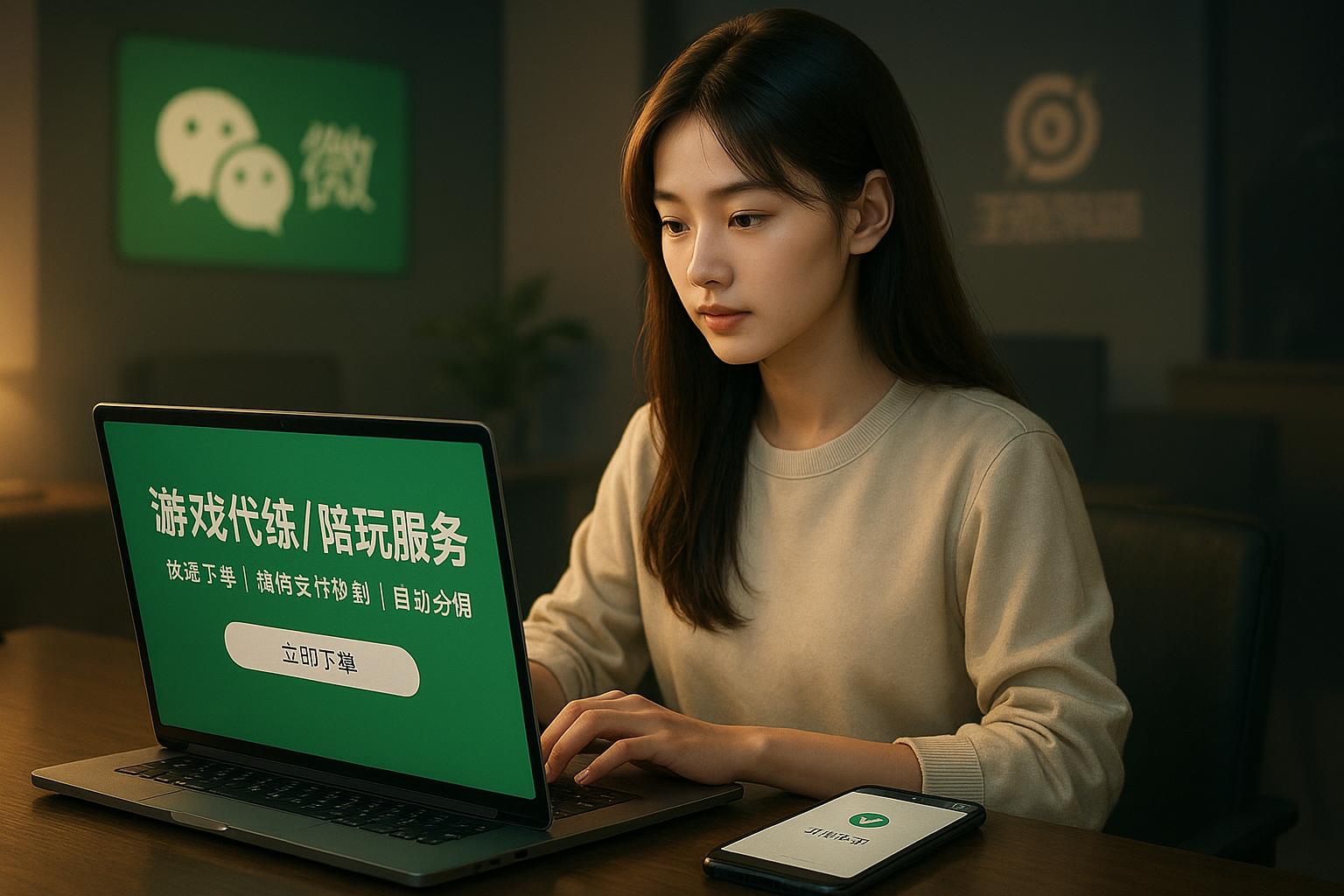 陪玩服務(wù)如何用微信小程序?qū)崿F(xiàn)高效下單與自動結(jié)算？