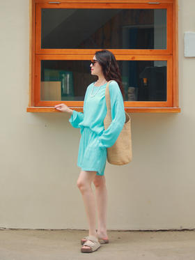 【线上专属】短裤（25709400d-清水蓝A568）