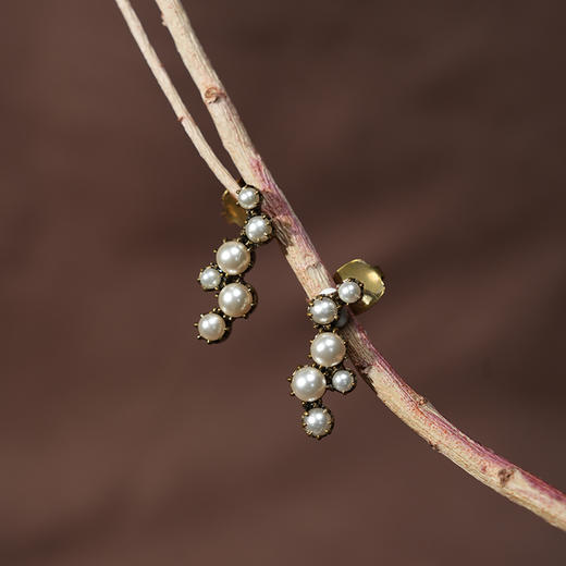 北京仓｜TATABORELLO-ORGANZA-玻璃珍珠 耳钉［意大利设计师］ 商品图1