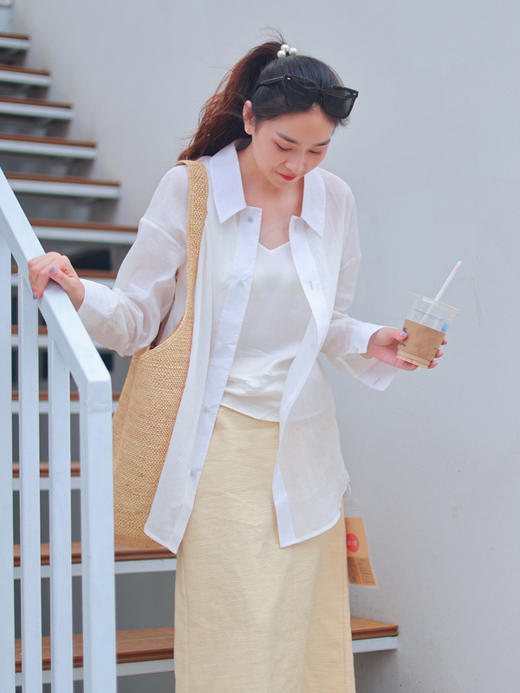 【2026东衣作】新中式衬衣（25710447山月-结缘款） 商品图0