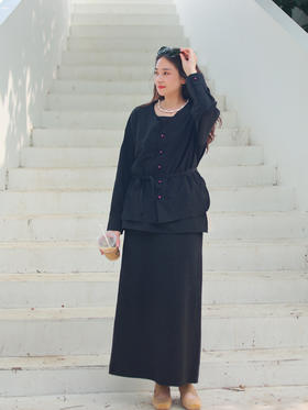 【抖音专属】半身裙（24706608D-玄夜）