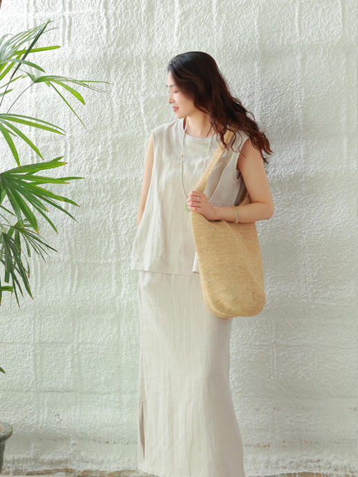 【线上专属】新中式马甲+半裙（25704324+25706325-天球） 商品图4