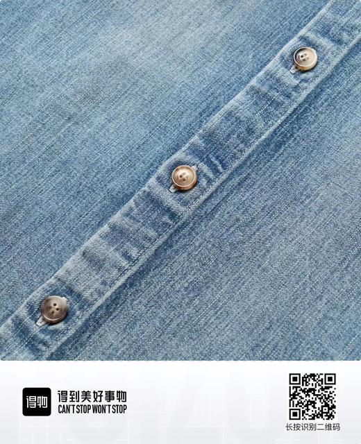 现货  YSL圣罗兰牛仔衬衫 可当薄外套夹克 小号女士可穿... 商品图4