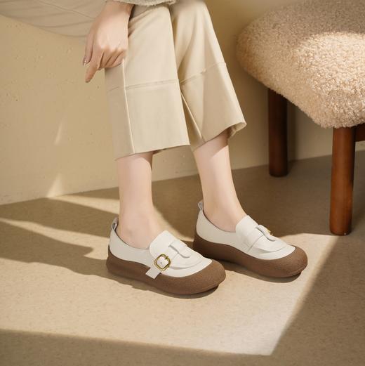 西村名物2025年秋季新款超轻厚底防滑橡胶底软底舒适勃肯鞋休闲鞋T25CM30751 商品图6