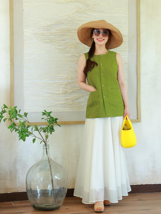 【2026东衣作】新中式马甲（25704432风入松） 商品图2