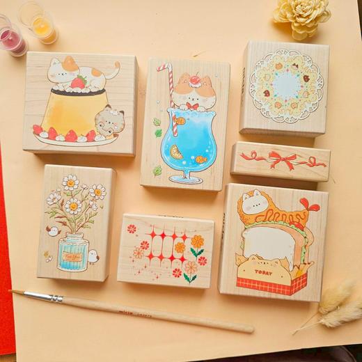 micia美日 猫猫喫茶室彩色楓木 商品图0