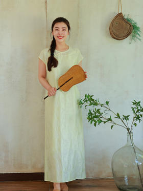 【抖音专属】新中式连衣裙（25707307-远山）