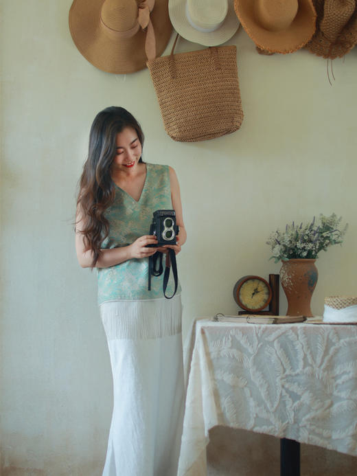 【抖音专属】新中式马甲（25704431-行香子） 商品图4