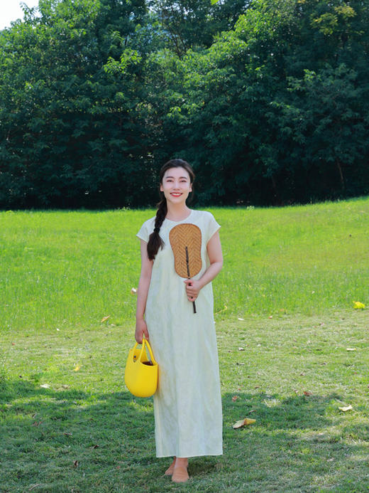 【抖音专属】新中式连衣裙（25707307-远山） 商品图4