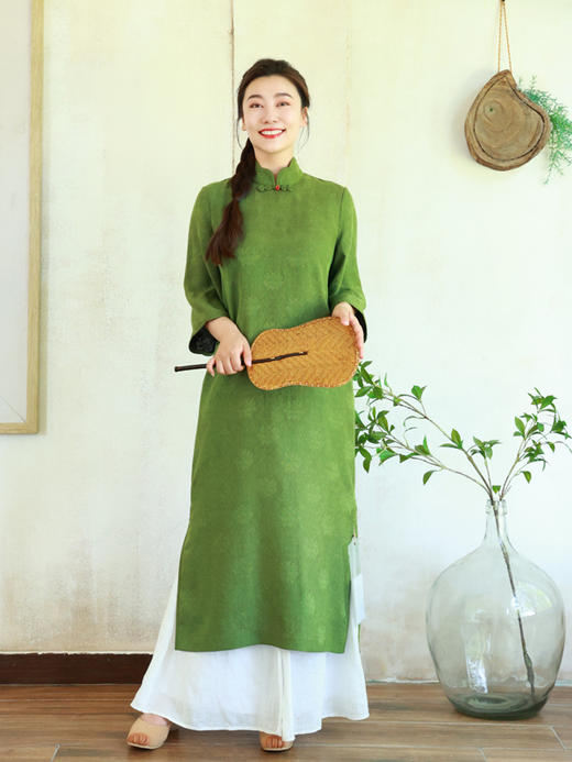 【直播间专属】新中式连衣裙（25707410-云舒） 商品图0