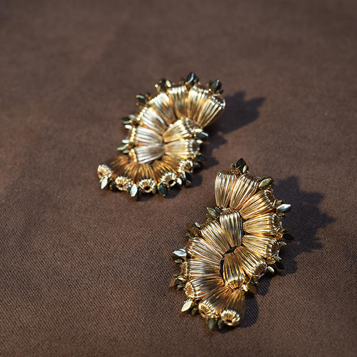 北京仓｜TATABORELLO-ECLISSI-扇形 耳钉［意大利设计师］ 商品图2