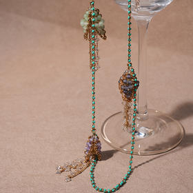 订购8周到｜TATABORELLO-LOBELIA-蓝色 花蕾 项链［意大利设计师］