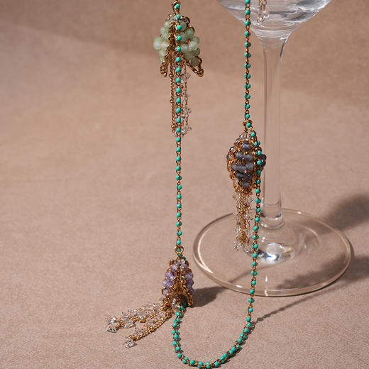 订购8周到｜TATABORELLO-LOBELIA-蓝色 花蕾 项链［意大利设计师］ 商品图0