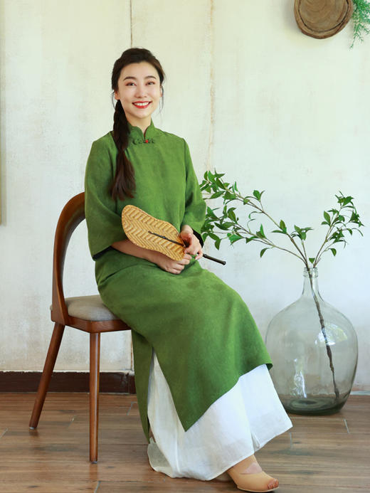 【直播间专属】新中式连衣裙（25707410-云舒） 商品图3