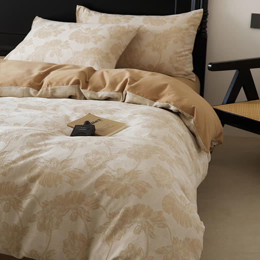 自然醒全棉色织提花四件套系列HS 商品图0